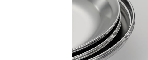 Made from high heat-resistant 304 Stainless Steel
Durable, corrosion-resistant 304 stainless steel with a matte finish.