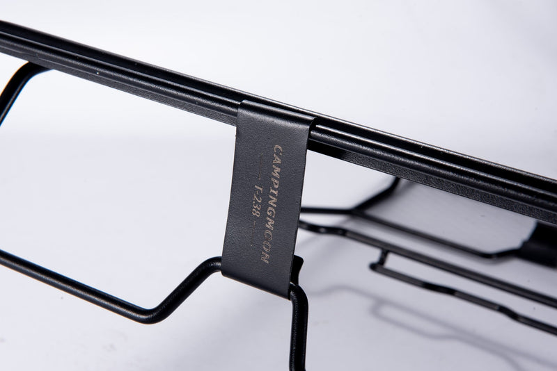 Load image into Gallery viewer, T-238 Campfire Grill Storage Rack Camping Grill Steel Foldable Stackable