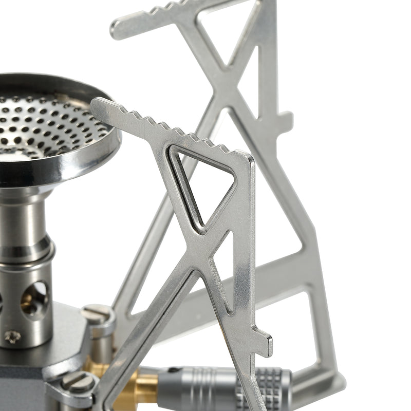 Load image into Gallery viewer, XD-3-NE Butane Camping Stove, Lightweight, Foldable, Pressure Stabilizer, Stainless Steel