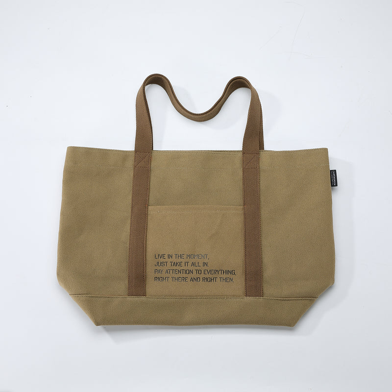 Load image into Gallery viewer, B-189 Open Top Canvas Tote Bag Long Handle Camping Gear Storage Case