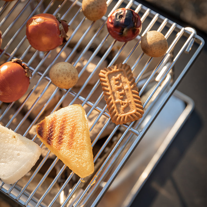 Load image into Gallery viewer, X-MINI-PRO Tabletop Charcoal Grill, 9.65-inch Portable Wood Burning Grill & Fire Pit with Carrying Bag