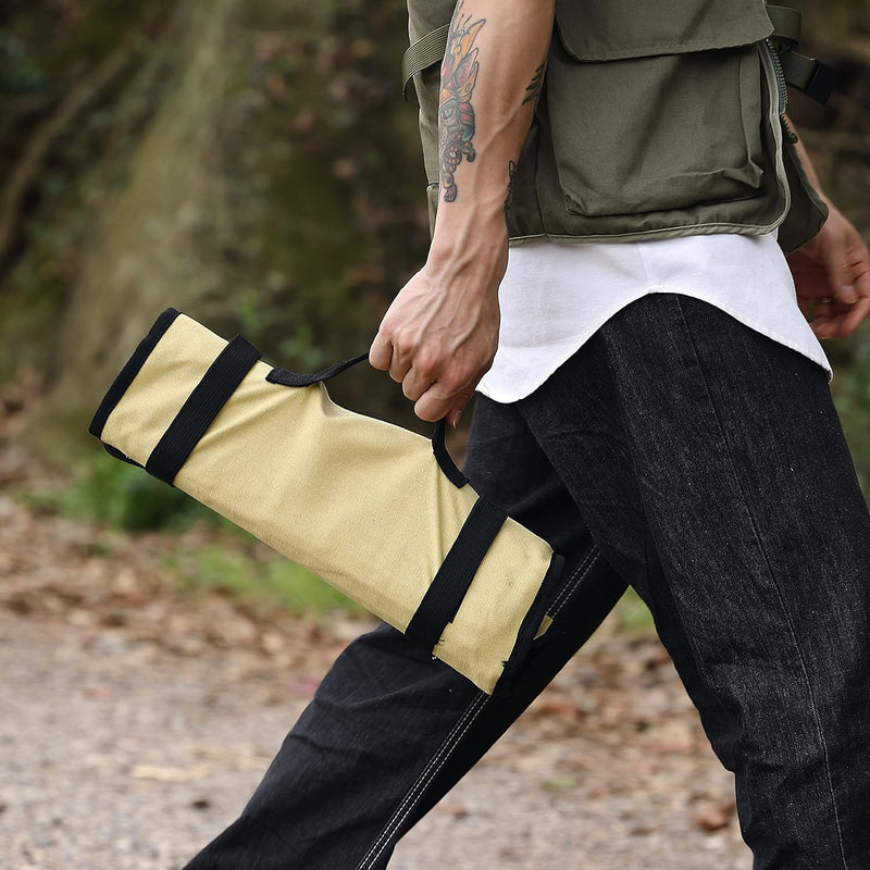 Load image into Gallery viewer, B135 Cotton Canvas Tent Stakes Case Storage Bag Max 13.78’’/35cm