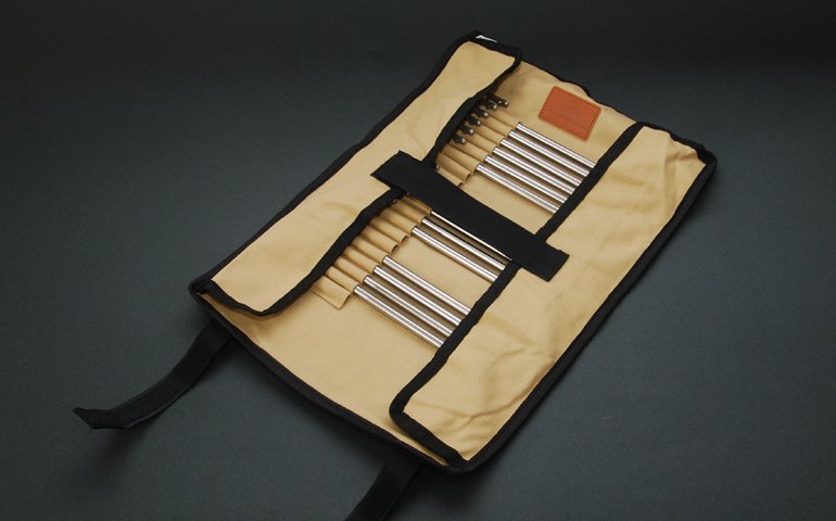 Load image into Gallery viewer, B126 Cotton Canvas Tent Stake Case – Beige (30cm Length)