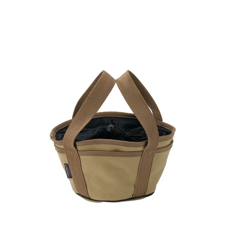 Load image into Gallery viewer, DO-25-BK Dutch Oven Bag – 6.5'' Canvas Stock Pot Case