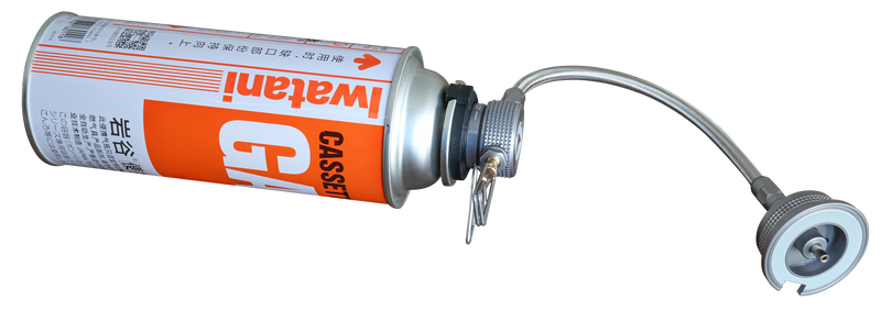 Load image into Gallery viewer, Z37 Gas Hose for Butane Stove Adapter with Safety Stand, 7.8-inch Extend Hose