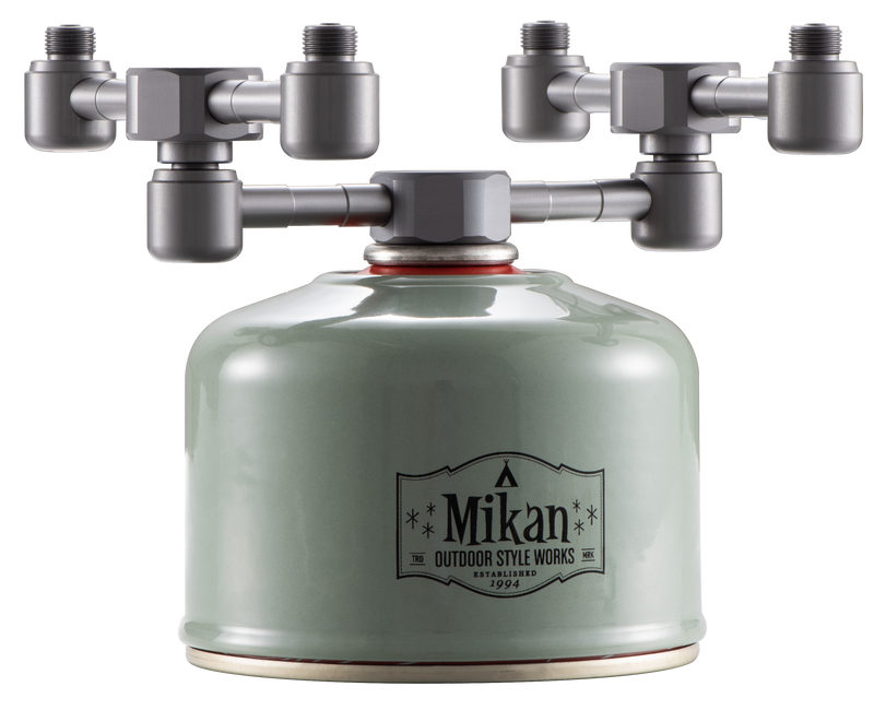 Load image into Gallery viewer, Z24 2-Outlet Adapter for EN417 Lindal Valve, Canister & Camping Lantern