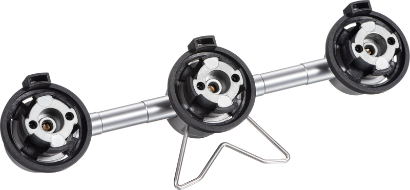 Load image into Gallery viewer, Z30 3-Inlet Camping Stove Adapter (Safety Stand), Nozzle to EN417 Lindal Valve