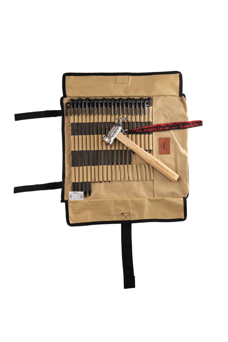 Load image into Gallery viewer, B126 Cotton Canvas Tent Stake Case – Beige (30cm Length)