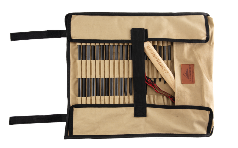 Load image into Gallery viewer, B126 Cotton Canvas Tent Stake Case – Beige (30cm Length)