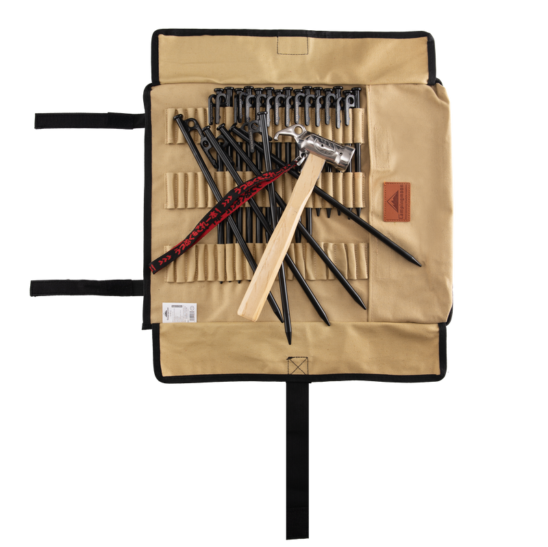 Load image into Gallery viewer, B126 Cotton Canvas Tent Stake Case – Beige (30cm Length)