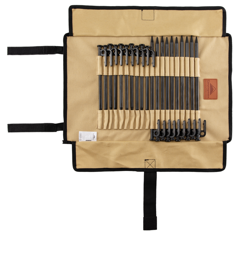 Load image into Gallery viewer, B126 Cotton Canvas Tent Stake Case – Beige (30cm Length)