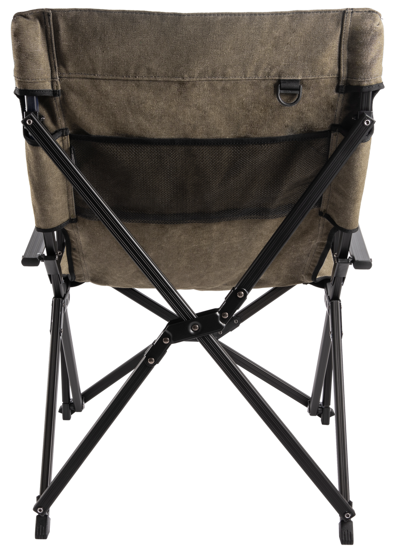 Load image into Gallery viewer, F-1003C-K Foldable Cotton Canvas Camping Chair – Low Style, Khaki