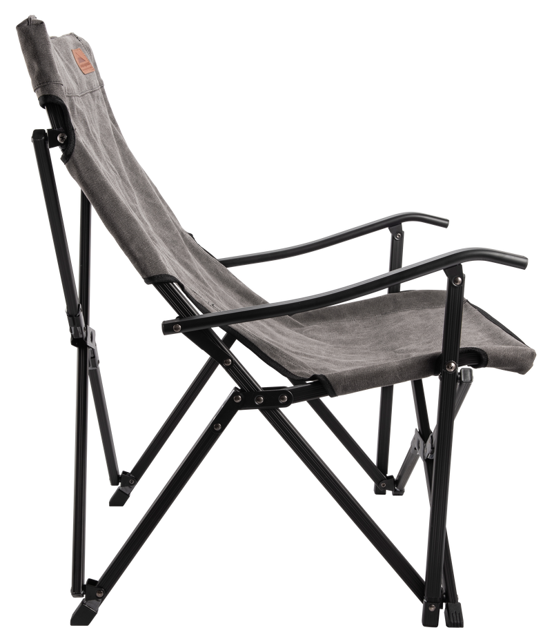 Load image into Gallery viewer, F-1003C-H Foldable Low Camping Chair - Cotton Canvas in Gray