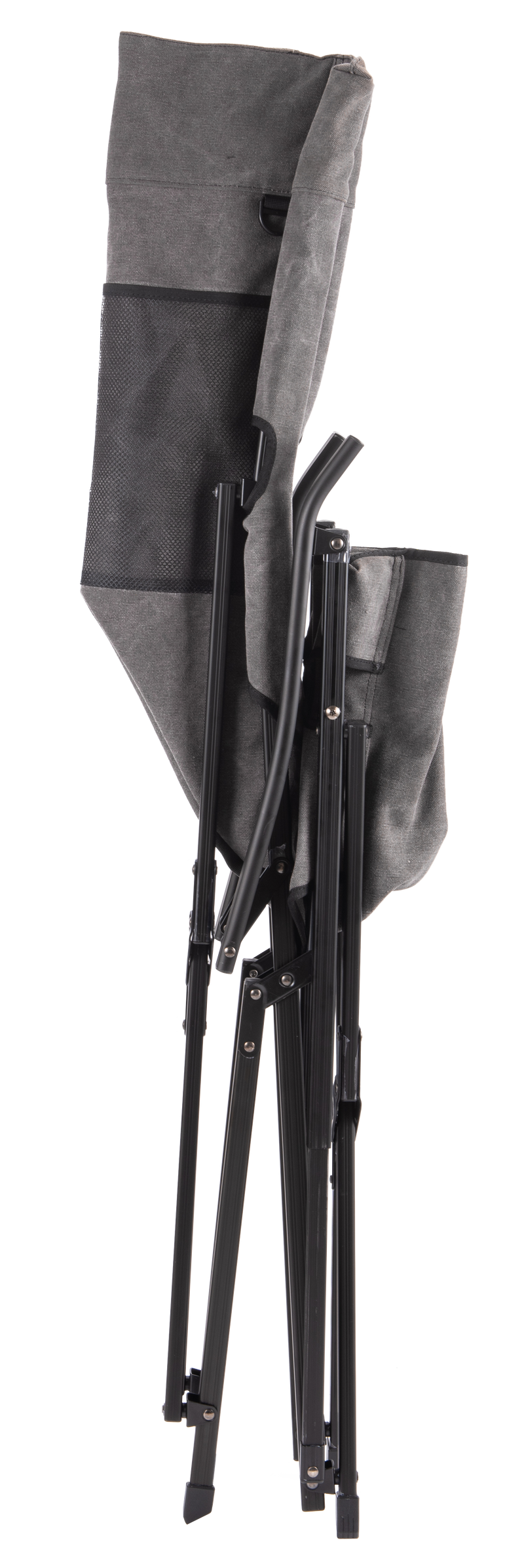 Load image into Gallery viewer, F-1001C-H Foldable Cotton Canvas Camping Chair for Campfire High Back Chair Gray