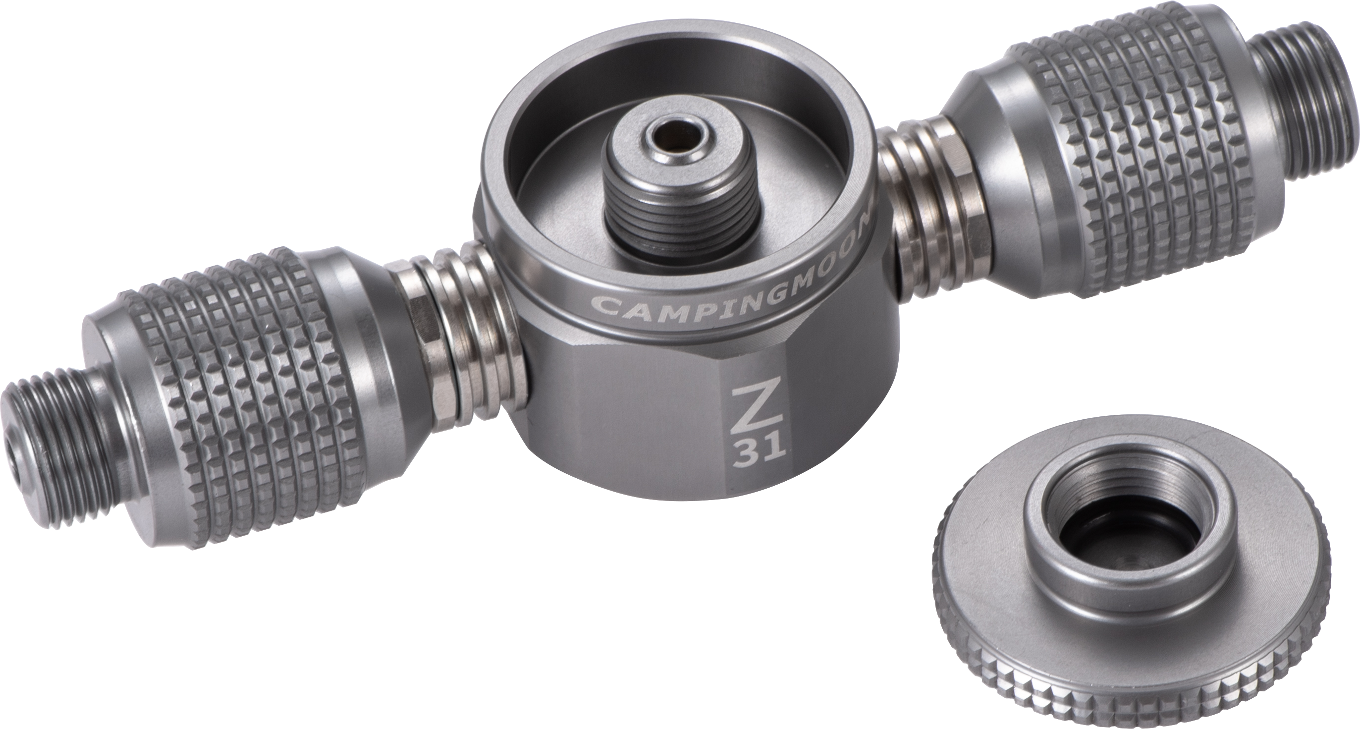 Z31 3-Outlet Camping Stove Adapter for EN417 Lindal Valve Canister Z31 3-Outlet Camping Stove Adapter for EN417 Lindal Valve Canister