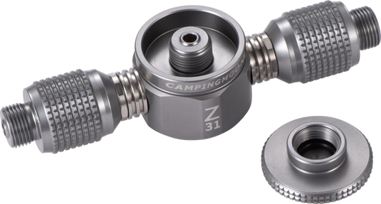 Z31 3-Outlet Camping Stove Adapter for EN417 Lindal Valve Canister
