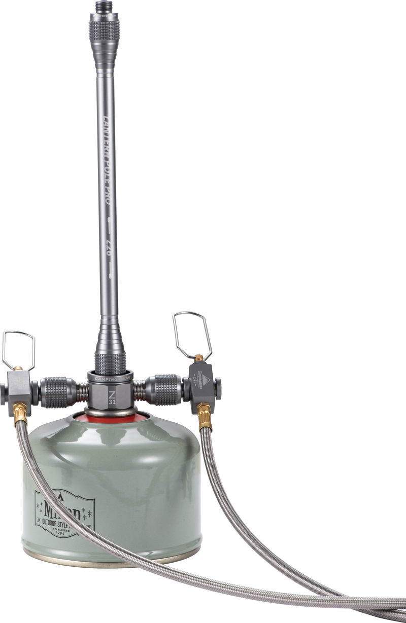 Load image into Gallery viewer, Z31 3-Outlet Camping Stove Adapter for EN417 Lindal Valve Canister