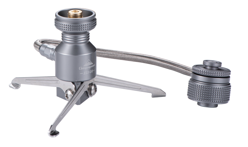 Load image into Gallery viewer, Z23-OD 2-Outlet Remote Stove Adapter for Isobutane Canister, EN417 Lindal Valve