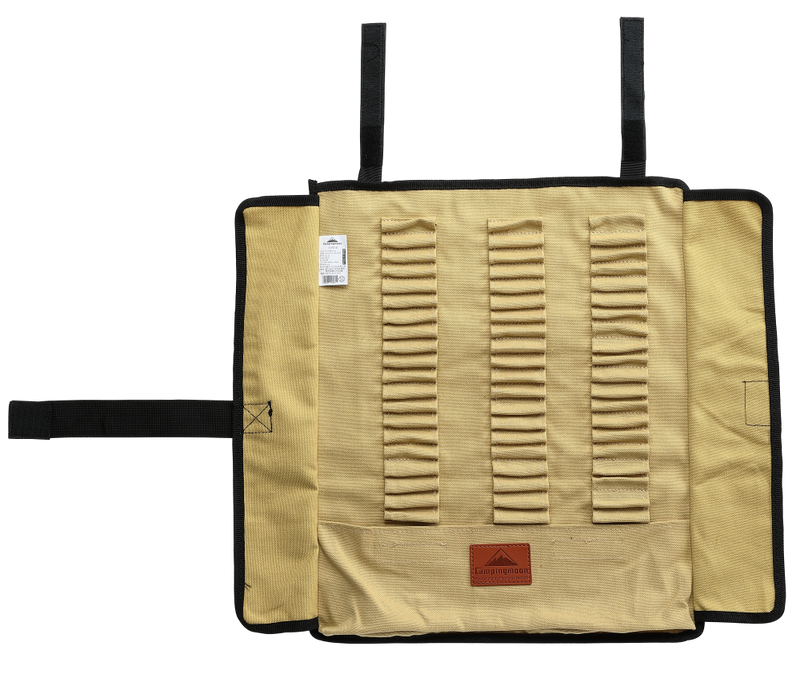 Load image into Gallery viewer, B135 Cotton Canvas Tent Stakes Storage Bag - Fits Stakes Up to 14'' in Beige