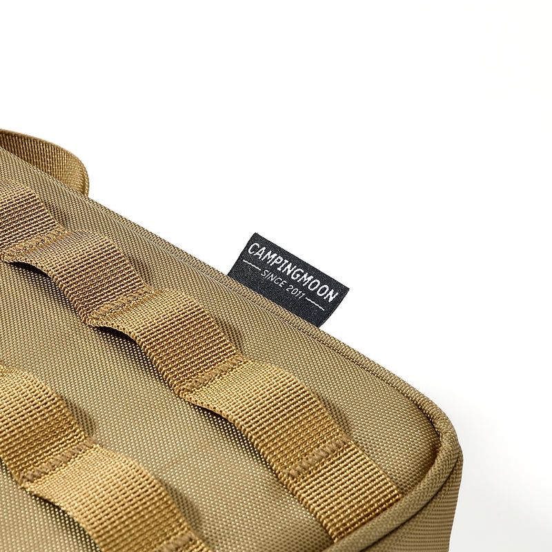 Load image into Gallery viewer, BG-15 Tactical Molle EDC Pouch Camping Storage Side Pocket for Table Chair Cot Field Rack Coyote