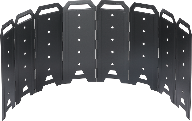Cargue la imagen en el visor de la galería, Large Folding Steel Fire Pit Windshield Y-40