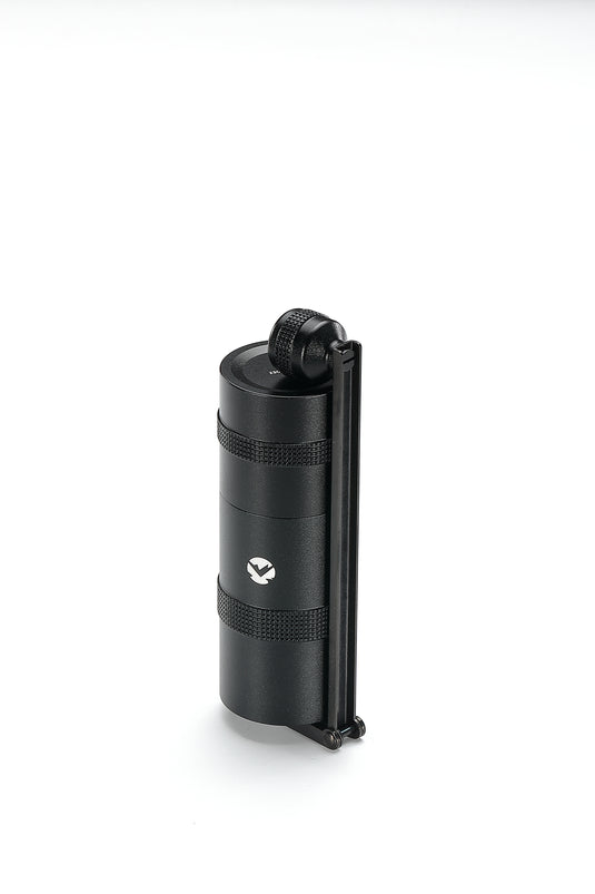 CC-115-BK Manual Coffee Grinder, Stainless Steel, Small, Black