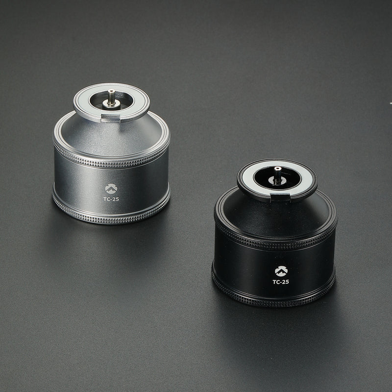 Load image into Gallery viewer, TC-25 Empty Refillable Nozzle type Butane Canister for Backpacking Camping 35g