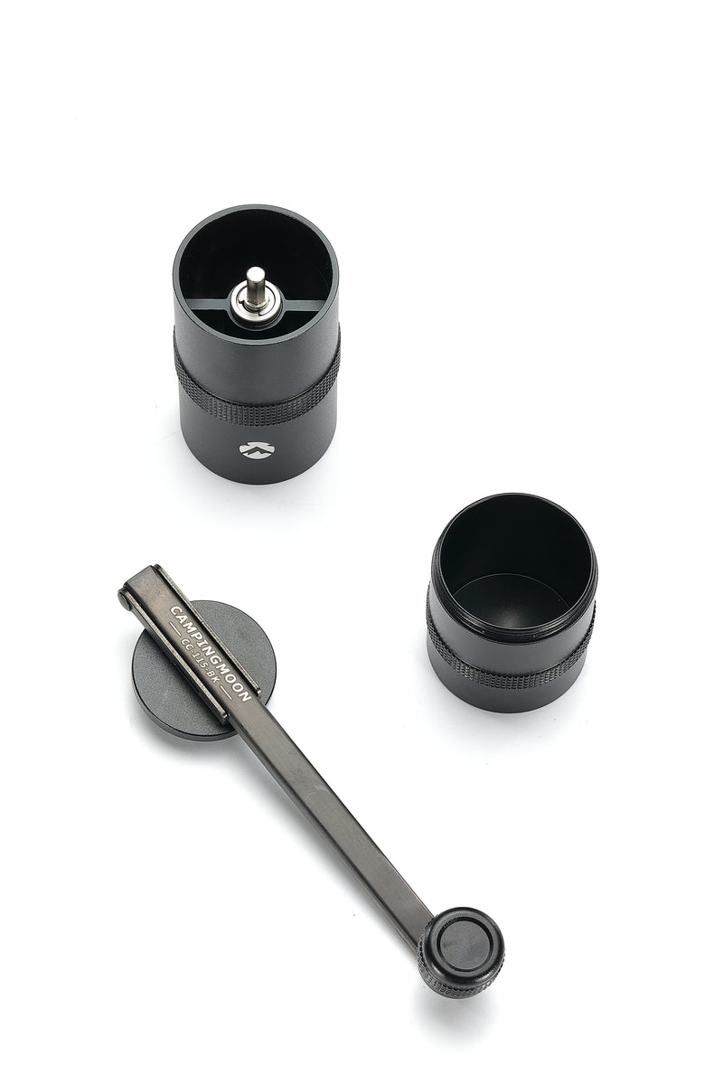 Load image into Gallery viewer, CC-115-BK Manual Coffee Grinder, Stainless Steel, Small, Black