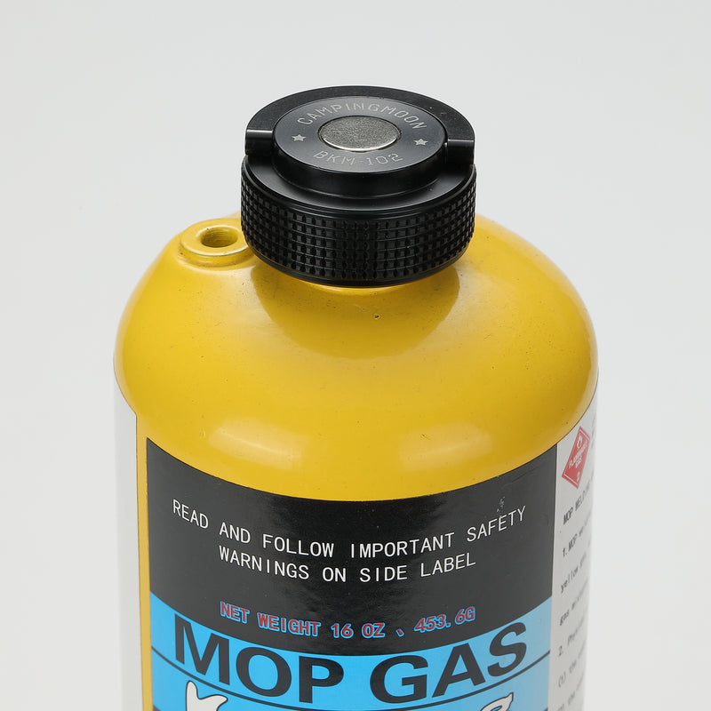 Load image into Gallery viewer, BKM-102 1LB Propane Cylinder Protect Cap Lid for Camping Gas Fuel Small Tank MAPP Black