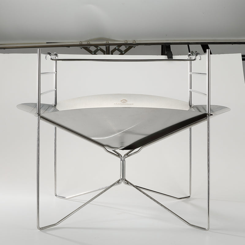 Load image into Gallery viewer, SOLO-A3 Stainless Steel Folding Fire Pit