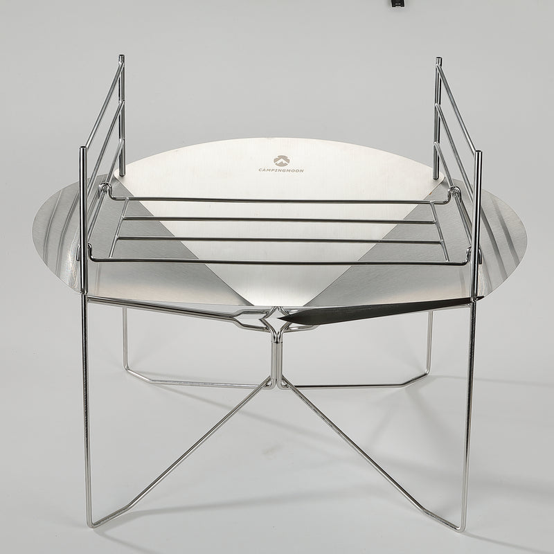 Load image into Gallery viewer, SOLO-A3 Stainless Steel Folding Fire Pit