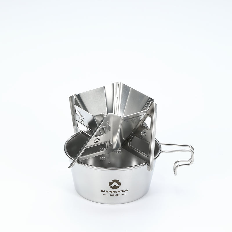 Load image into Gallery viewer, COF-01 Collapsible Stainless Steel Coffee Dripper for Camping, Outdoor