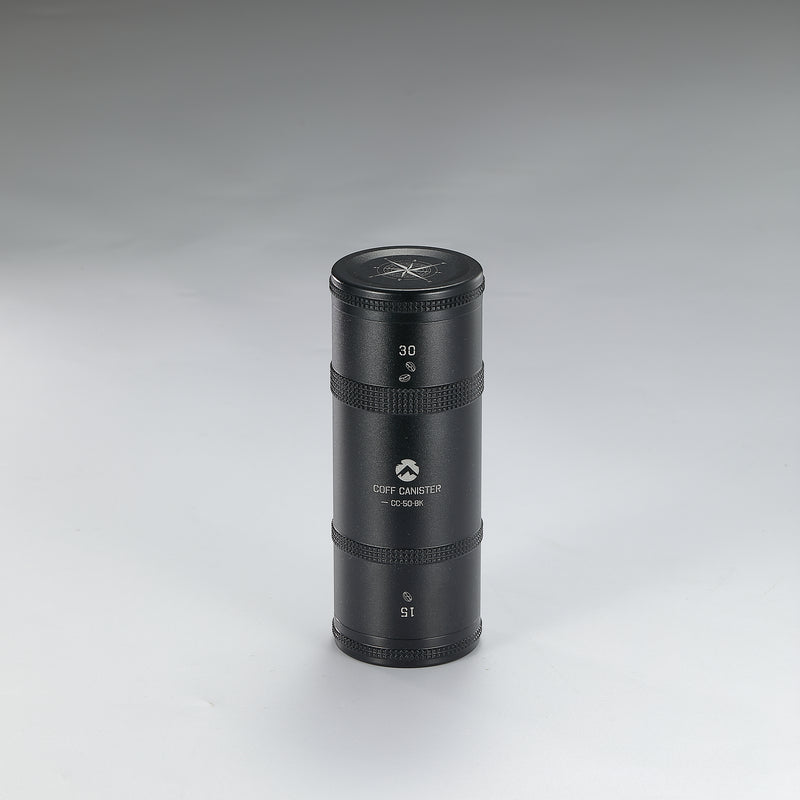 Load image into Gallery viewer, CC-50-BK Coffee Beans Container, Lightweight 2-Layer, S Size, Black