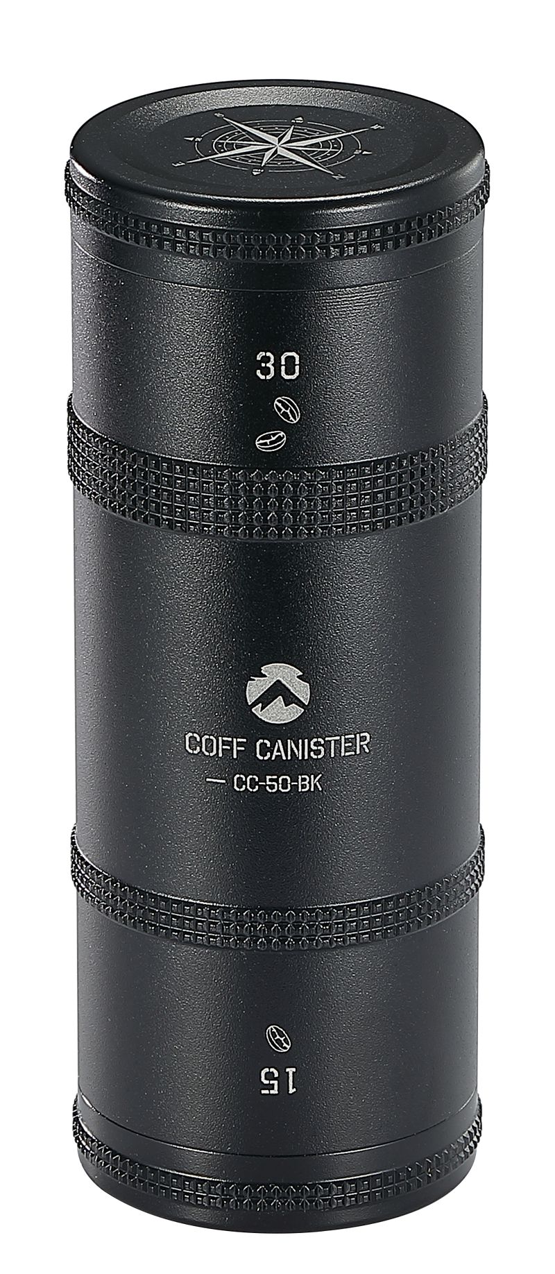 Load image into Gallery viewer, CC-50-BK Coffee Beans Container, Lightweight 2-Layer, S Size, Black