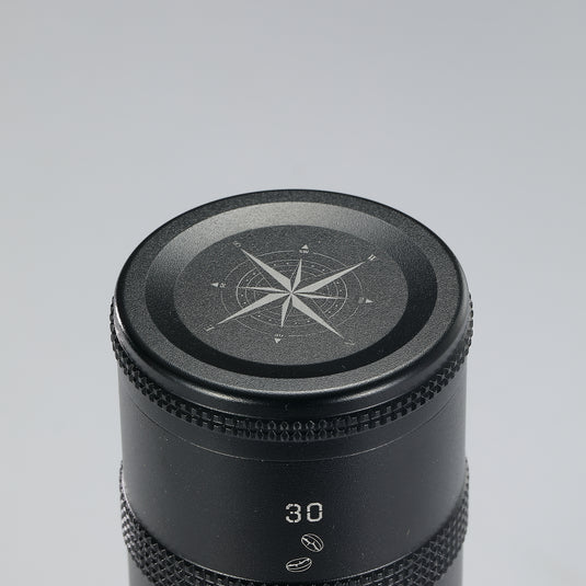 CC-50-BK Coffee Beans Container, Lightweight 2-Layer, S Size, Black