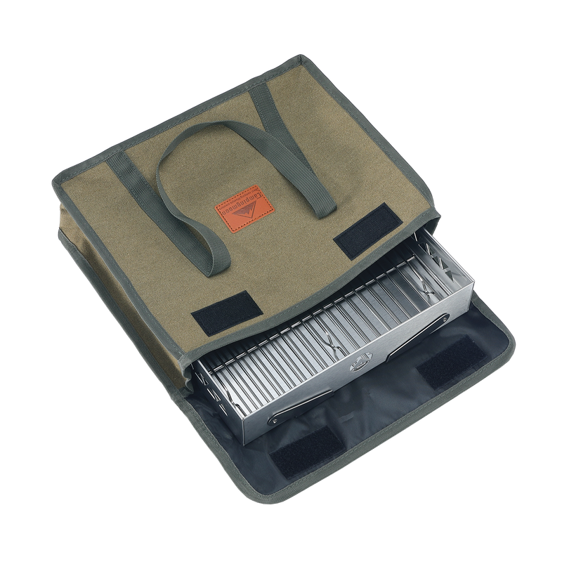 Load image into Gallery viewer, MT-6-LT Portable Small Charcoal Grill Fire Pit, Stainless Steel, Outdoor Cooking