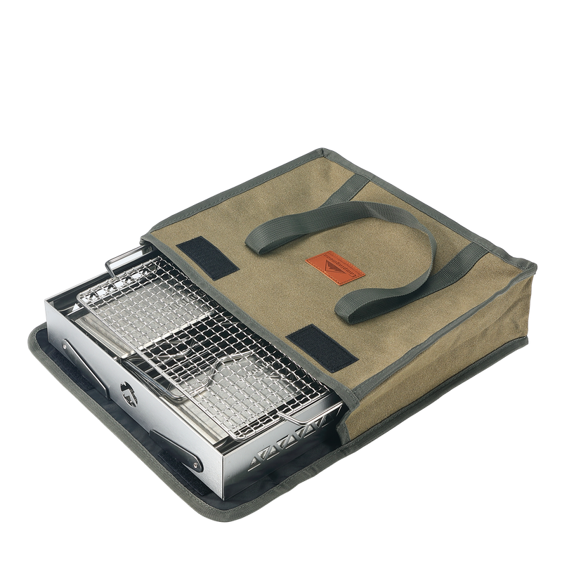 Load image into Gallery viewer, MT-6-LT Portable Small Charcoal Grill Fire Pit, Stainless Steel, Outdoor Cooking