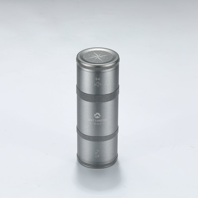 Load image into Gallery viewer, CC-51-H Premium Coffee Canister, 2-Stage CNC Cutting Duralumin