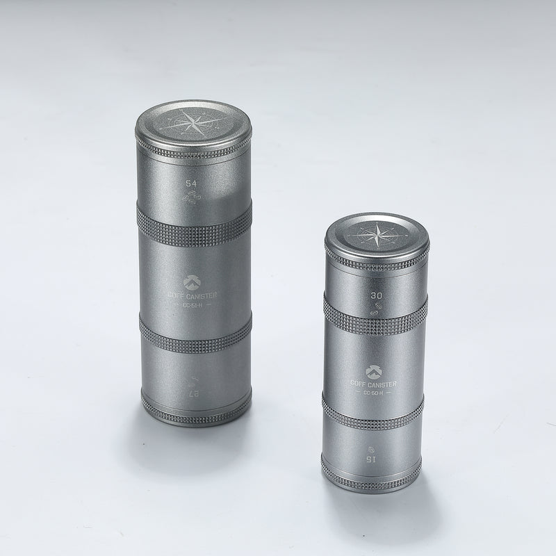 Load image into Gallery viewer, CC-51-H Premium Coffee Canister, 2-Stage CNC Cutting Duralumin
