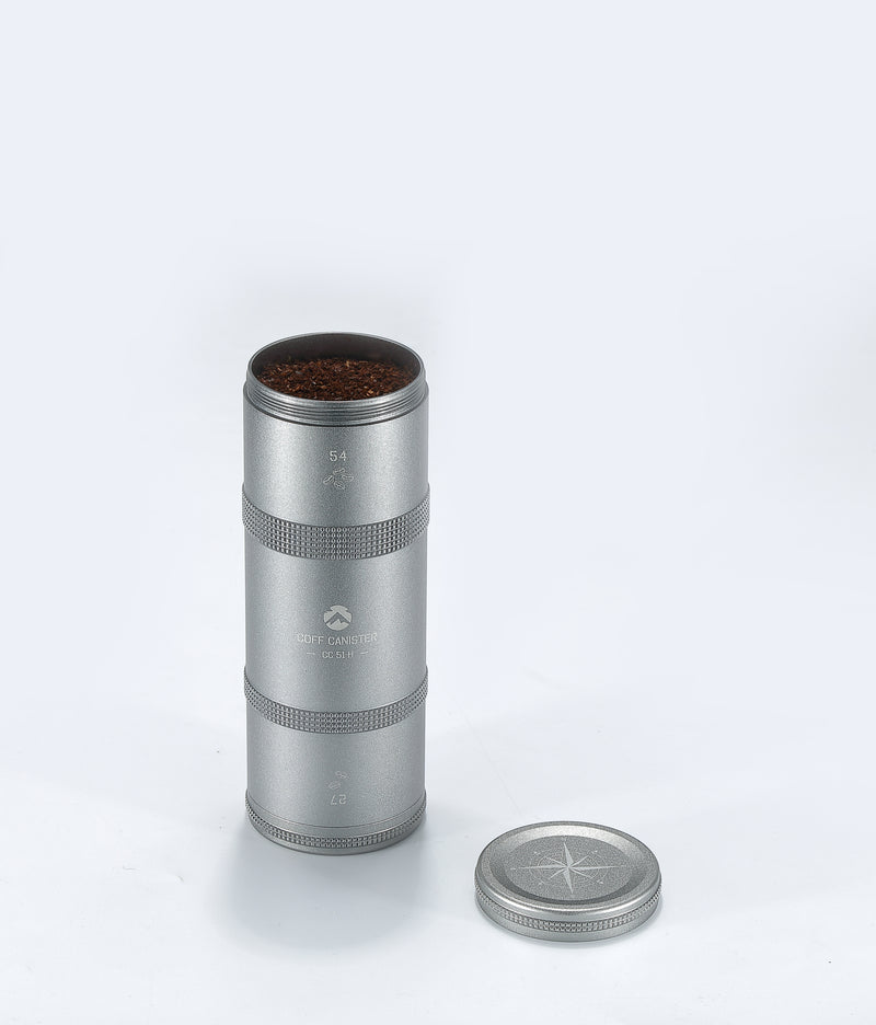 Load image into Gallery viewer, CC-51-H Premium Coffee Canister, 2-Stage CNC Cutting Duralumin