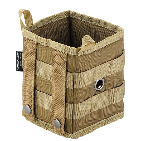BG-1212 Storage Box Accessory Gear Organizer XS for Camping Chair Tactical Table Field Rack Coyote