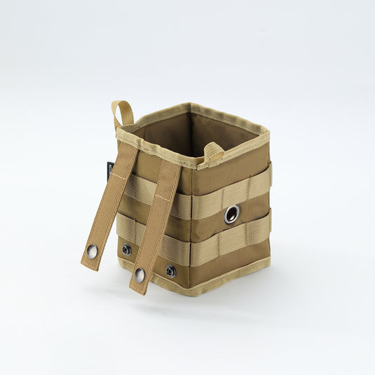 BG-1212 Storage Box Accessory Gear Organizer XS for Camping Chair Tactical Table Field Rack Coyote