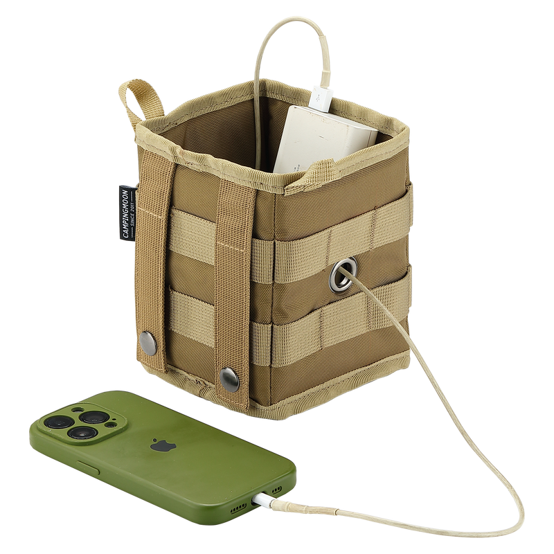 Load image into Gallery viewer, BG-1212 Storage Box Accessory Gear Organizer XS for Camping Chair Tactical Table Field Rack Coyote