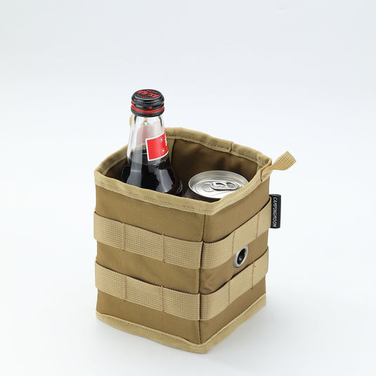 BG-1212 Storage Box Accessory Gear Organizer XS for Camping Chair Tactical Table Field Rack Coyote