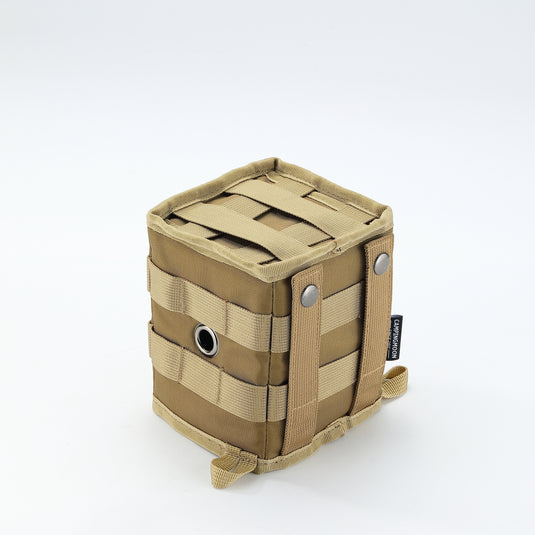 BG-1212 Storage Box Accessory Gear Organizer XS for Camping Chair Tactical Table Field Rack Coyote