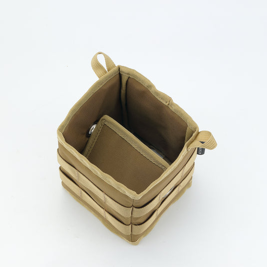 BG-1212 Storage Box Accessory Gear Organizer XS for Camping Chair Tactical Table Field Rack Coyote