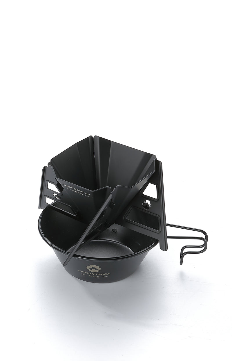 Load image into Gallery viewer, BKCOF-01 Collapsible Stainless Steel Camping Coffee Maker, Pour Over for Camping