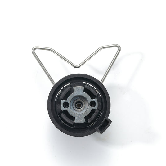 BKZ10 Butane Adapter, Nozzle-Type Camping Canister, Black