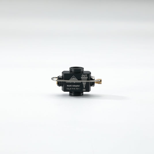 BKZ15 Fuel Canister Refill Adapter for Isobutane Gas, EN417 Lindal Valve, Black