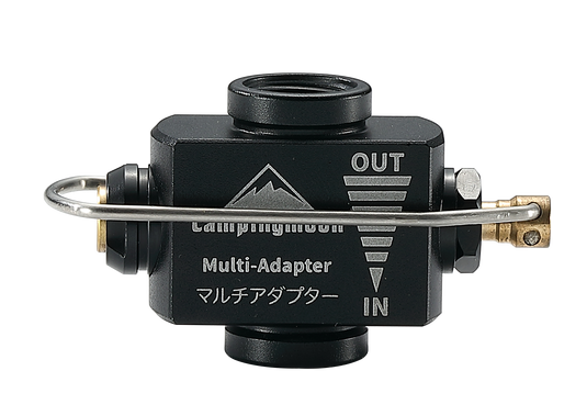 BKZ15 Fuel Canister Refill Adapter for Isobutane Gas, EN417 Lindal Valve, Black